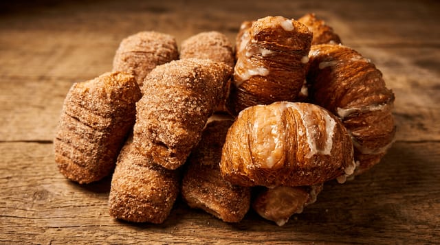 Custard-Filled Cronut Holes.