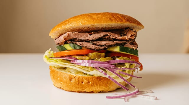 Roast Beef Sandwich.